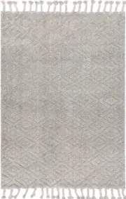 Solace Plush Diamond Grey Rug