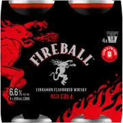 Fireball & Cola 6.6% Can 355ml