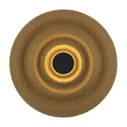 Levin Green Black Reversible Base LED Wall Light