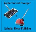 New Walter Swivel Sweeper Max + New 5 in1 Floor Polisher Package combo