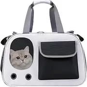 Pet Carrier Travel Bag for Dogs, Travel Carrier for Pets, Portable, Foldable Pet Bag, Easy Carry, Puppies and Small Animals, Medium Size