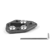 Side Stand Kickstand Plate Pad For BMW F800R 09-15 HP2 SPORT 08-10 R1200S Gray