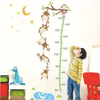在飛比找PChome24h購物優惠-《Stylelife》兒童身高尺壁貼-快樂小猴