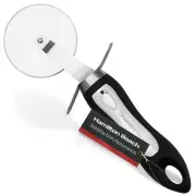 Hamilton Beach Pizza Cutter 8in soft touch handle, Stainless Steel Pizza Slicer