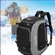 65L Ski Boot Backpack Adjustable Ski Bag Rucksack Waterproof for Hiking Climbing