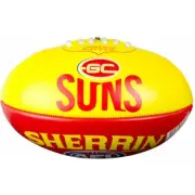 Team AFL Football Sherrin PVC Softie 20cm Football Mini size Soft Footy Ball