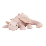 Jelly Cat Rose Dragon 66cm (26") - Large Ultra-Soft Pink Plush, New with Tag