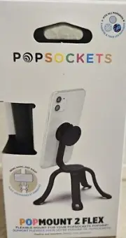 POPSOCKETS Popmount 2 Flex Flexible Mount Stand Holder POPSOCKETS Grips Black