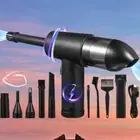 2 IN 1 Electric Compressed Air Duster & Vacuum Powerful 51000RPM for PC Car
