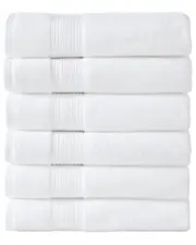 Modern Threads Hotel Collection 6-Pack Cotton Bath Towel Set