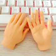 Left + Right Mini Tiny Hand Models Joke Finger Puppet Little Finger Hand