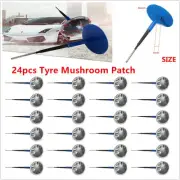 24x Natural Rubber Car Auto Tyre Tire Puncture Repair Plug Mushroom Patch 36*4mm