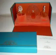 Authentic LALIQUE France Le Nu Amour Ondines Mini Miniature Perfume Set New Box