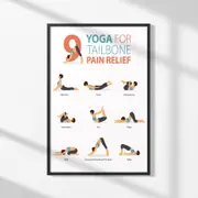 [Namly Design] Poster - Yoga for Tailbone Relief