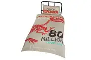 National Geographic Raptor Fossils Reversible Duvet Set (Grey) (Single)