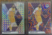 2019 Panini Mosaic Anthony Davis Silver Mosaic + Red/Blue Refractor