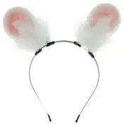 Anime Ears Headband 2000s Poseable Rabbits Ear Hairband Adult Roleplaying