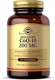 Solgar – Megasorb CoQ-10, 200 mg, 60 Softgels