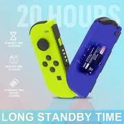 Joy Con Controller for Nintendo Switch Replacement for Nintendo Switch Controller, Compatible with Switch OLED blue/yellow