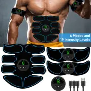 Body Wireless EMS Fitness Muscle ABS Stimulator Toner Abdominal Trainer Massager