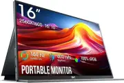 2.5K Portable Monitor 16" QHD 144hz Gaming Monitor USB-C HDMI Computer Display I