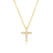 Georgini Rock Star Cross Gold Pendant