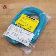 Turck RSCD RJ45 440-6M Cordset, U-04395, M12, Ethernet - NEW