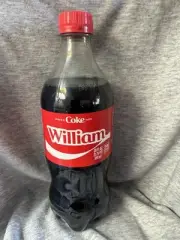 Share a Coke with William 2025 Personalized Gift Coca~Cola Bottle 20oz Bill
