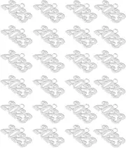 [HAPINARY] Elegant 2023 Charm Diy Kit 100pcs Alloy Charms for Necklace Bracelet Jewelry Making