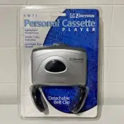 Emerson Personal Portable Cassette Player Model EW71 Walkman New SEALED