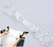 Clear Crystal Fixed Cangue Wrist Ankle Restraint Handcuffs Fetters Yoke Pillory