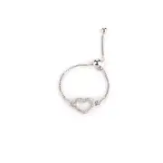 925 Sterling Silver Unique Design Chain Ring For Womens & Girls