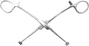 Suesacy Septum Forcep Stainless Steel Needle Clamp, Body Piercing Tool Professional Puncture Tool for Eyebrow Pierced