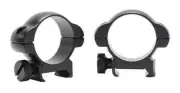 NEW Pecar Optics 30mm Weaver Style Scope Rings Low with Nut Steel 2pc Picatinny