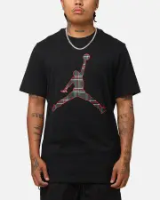 [JORDAN] Jordan Flight Essentials Holiday Crewneck T-shirt Black - Size L L Black