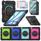 For Apple iPad Air 11 - inch (M2) 2024 Rotatable Kickstand Survivor Case Cover