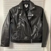 Colorful Faux Suede Black Girls Youth Jacket Size 14/16 NWT