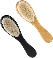 SECFOU Cradle Cap Brush for Newborns 2 Pcs Baby Hair Brush Soft Bristles for Toddlers