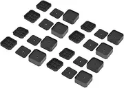 HOOLEEY 8 Set Full Covered Bed Risers Anti Slip Stackable Furniture Risers for Cabinet Washing Machine Base Tables Chairs