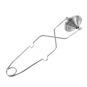 1pc Kitchen Sifting Tool Baking Sifting Tool Flour Sieve Flour Strainer Silver 23x6cm
