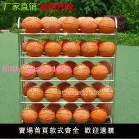 在飛比找樂天市場購物網優惠-不銹鋼球車球架籃球足球排球收納架裝球的架子可移動球車室內