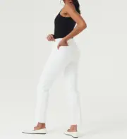 Spanx Ankle Straight Pants Silver Lining Comfort On The Go Plus 1X