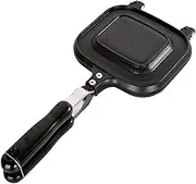 Ciieeo Double Sided Non Stick Frying Pan for Gas Stoves Versatile Toast Maker Grill Pan for Sandwiches and Pancakes Cooking Surface