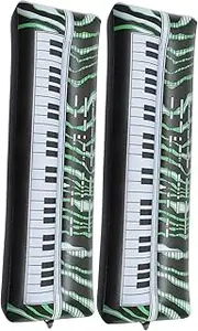 Parliky Adopting PVC Material 2pcs Inflatable Electronic Keyboards for Music Props Stage Props