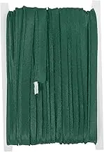 uxcell Maxi Piping Bias Tape, 20 Yards Piping Trim with Cord Satin Binding Lip Cord Trim Fit for Sewing Garment Webbing Trimming Crafts Decorating - (Dark Green)