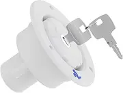 RV Water Inlet Replacement - Lockable Water Inlet Valve with Keys for RV - Temperature-Resistant Trailer Replacement Fill Hatch Lid for Truck Caravan Boat Camping Vehicle 0)