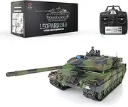 Wheelfun 2.4Ghz Henglong 1/16 Scale 7.0 Plastic Ver Leopard2A6 RTR RC Tank Model 3889 Hobby Grade Model