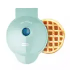 DASH Mini 4-Inch Waffle Maker! New AQUA Unit with Color Matching Gift Box!