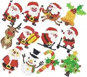 Gogogmee Create Your Own Stickers Diamond Drawing Adhesive Stickers Christmas Themed Toys for Boys and Girls