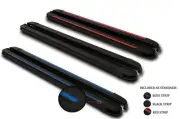Black Running Boards MY3 For Nissan NV300 2014 - 2021 SWB Side Step Accessories